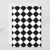 Modern Script Zwart & Goud 30e verjaardag Bedankkaart (Achterkant)