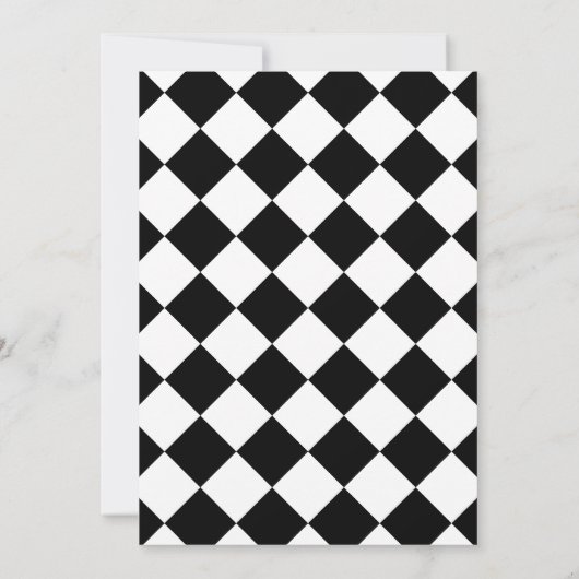 Modern Script Zwart & Goud 30e verjaardag Bedankkaart (Achterkant)