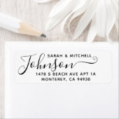 Modern scriptadres voor families en bruiloft etiket (Insitu)