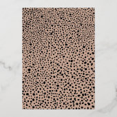 Modern Scripted Afstuderen het Volledige Afstudere Folie Uitnodiging (Achterkant)