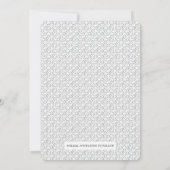 Modern scriptkader | Aangepaste foto De datum opsl Save The Date (Achterkant)