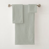 Modern Seafoam Green Three Piece Bad Handdoek (Insitu)
