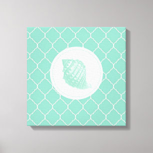 Modern Seashell Canvas Afdruk