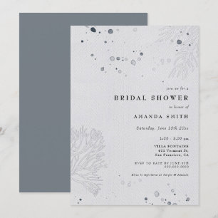 Modern Seashell Waterverf Beach Vrijgezellenfeest  Kaart