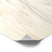 Modern Seaside Waterverf bruiloft welkom Poster (Hoek)