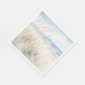 Modern Seaside Waterverf Vrijgezellenfeest Servet (Hoek)