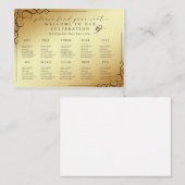 Modern Seating Arrangement Template - Editable Cla Visitekaartje (Voorkant / Achterkant)