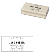 MODERN SELF PRE ADRES retour naar afzender van Rubberstempel (Gestempeld)