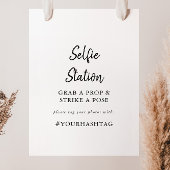 Modern Selfie Statie Bord Poster