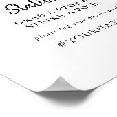 Modern Selfie Statie Sign Poster (Hoek)