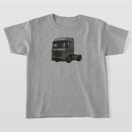 Modern Semi Truck Watercolor Illustration T-shirt (Laagn)