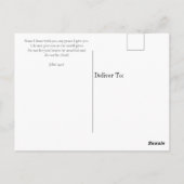 Modern Sending Love Bable Personalized Briefkaart (Achterkant)
