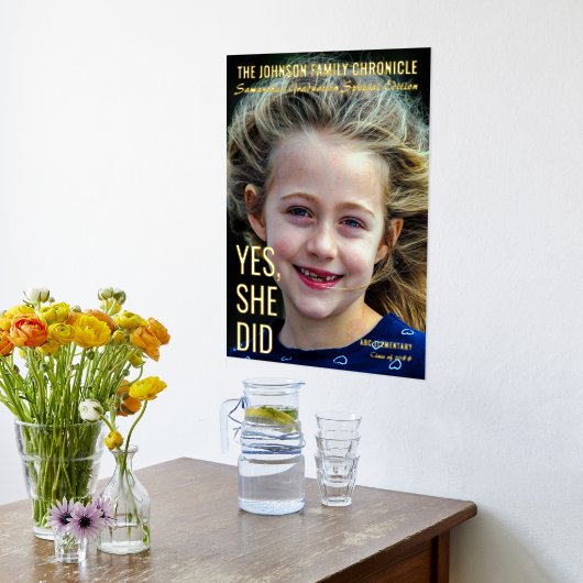 Modern Senior Afstuderen Magazine Hoesje Afstudeer Folie Afdrukken (Laag (Keuken))