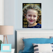 Modern Senior Afstuderen Magazine Hoesje Afstudeer Folie Afdrukken (Insitu (Slaapkamer))