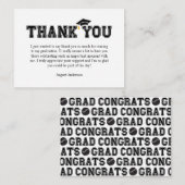 Modern Senior Baseball Player Thank You Informatiekaartje (Voorkant / Achterkant)