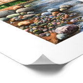 Modern Serene Original Brook Art Poster (Hoek)