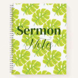 Modern Sermon Notes Notitieboek