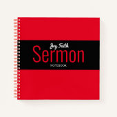 Modern Sermon Notitieboek (Voorkant)