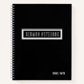 Modern Sermon Notitieboek (Voorkant)