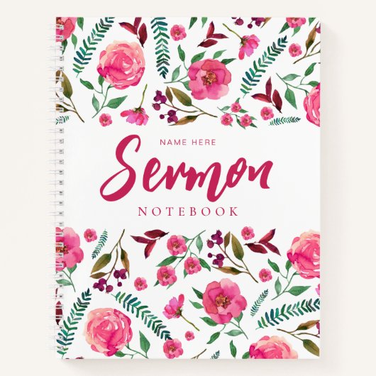 Modern Sermon Notitieboek (Voorkant)