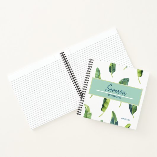 Modern Sermon Notitieboek (Binnen)