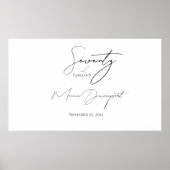 Modern Seventy and Fabulous Poster (Voorkant)