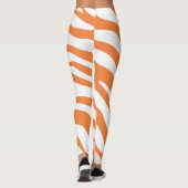 Modern sfeervol design voor workout l Sinaasappel Leggings (Achterkant)
