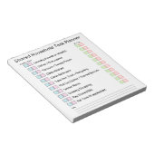 Modern Shared Household Tasks Planner Notitieblok (Schuin)