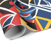 Modern Shattered Glass Mosaic Gifts voor ontwerper Cadeaupapier (Rol Hoek)