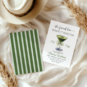 Modern She Found Her Perfect Matcha Bridal Shower Kaart