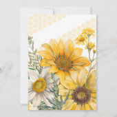 Modern She’s Found Her Honey Bee Bridal Shower Kaart (Achterkant)