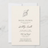 Modern Shell Beach Ocean Wedding Vrijgezellenfeest Kaart (Voorkant)