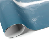 Modern Shibori Ombre Retro Tie Dye Hippie Indigo Cadeaupapier (Rol Hoek)