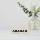Modern Shimmer Ivory Glitter 6 Punch Loyalty (Staand voorkant)