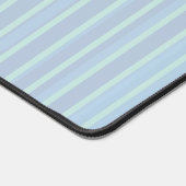 Modern Shimmering Blue Striped Mousepad Bureaumat (Hoek)