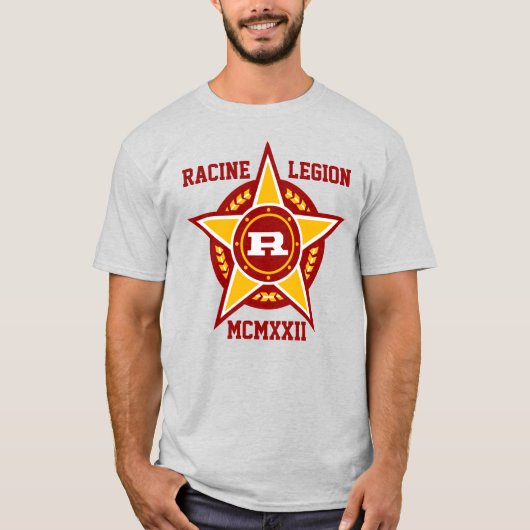 Modern  Shirt van het Logo Racine Legion (Voorkant)