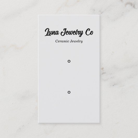 Modern Sieraden Twee Spelden Visitekaartje (Voorkant)