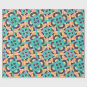 Modern sierpatroon cadeaupapier (Vlak)