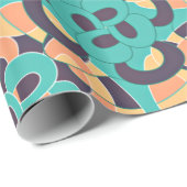 Modern sierpatroon cadeaupapier (Rol Hoek)