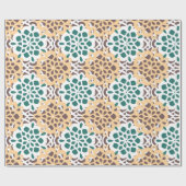 Modern sierpatroon cadeaupapier (Vlak)