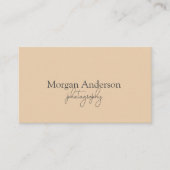 Modern Signature Script QR Code Social Visitekaartje (Voorkant)