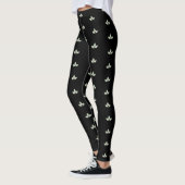 Modern Silhouetpatroon van Laurierblad Leggings (Links)