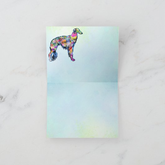 Modern Silken Windhound Kaart (Binnen)