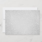 Modern Silver Balloons Glitter Dertigste verjaarda Kaart (Achterkant)