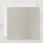 MODERN SILVER BLACK LEOPARD BACHELORETTE KAART (Achterkant)