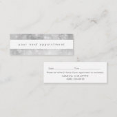 Modern Silver Bokeh-benoeming Mini Visitekaartje (Voorkant / Achterkant)