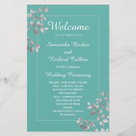 Modern Silver Floral