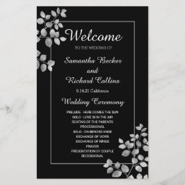 Modern Silver Floral