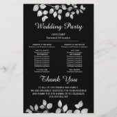 Modern Silver Floral (Achterkant)