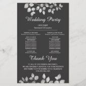 Modern Silver Floral (Achterkant)